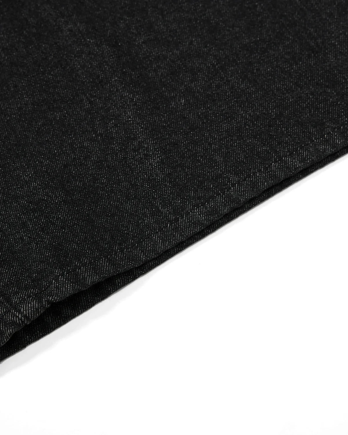 Omygoods Asymmetric Button Raw Denim Jorts