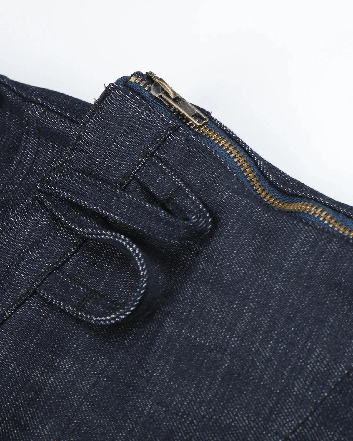 Omygoods Asymmetric Wrap Waist Baggy Jeans