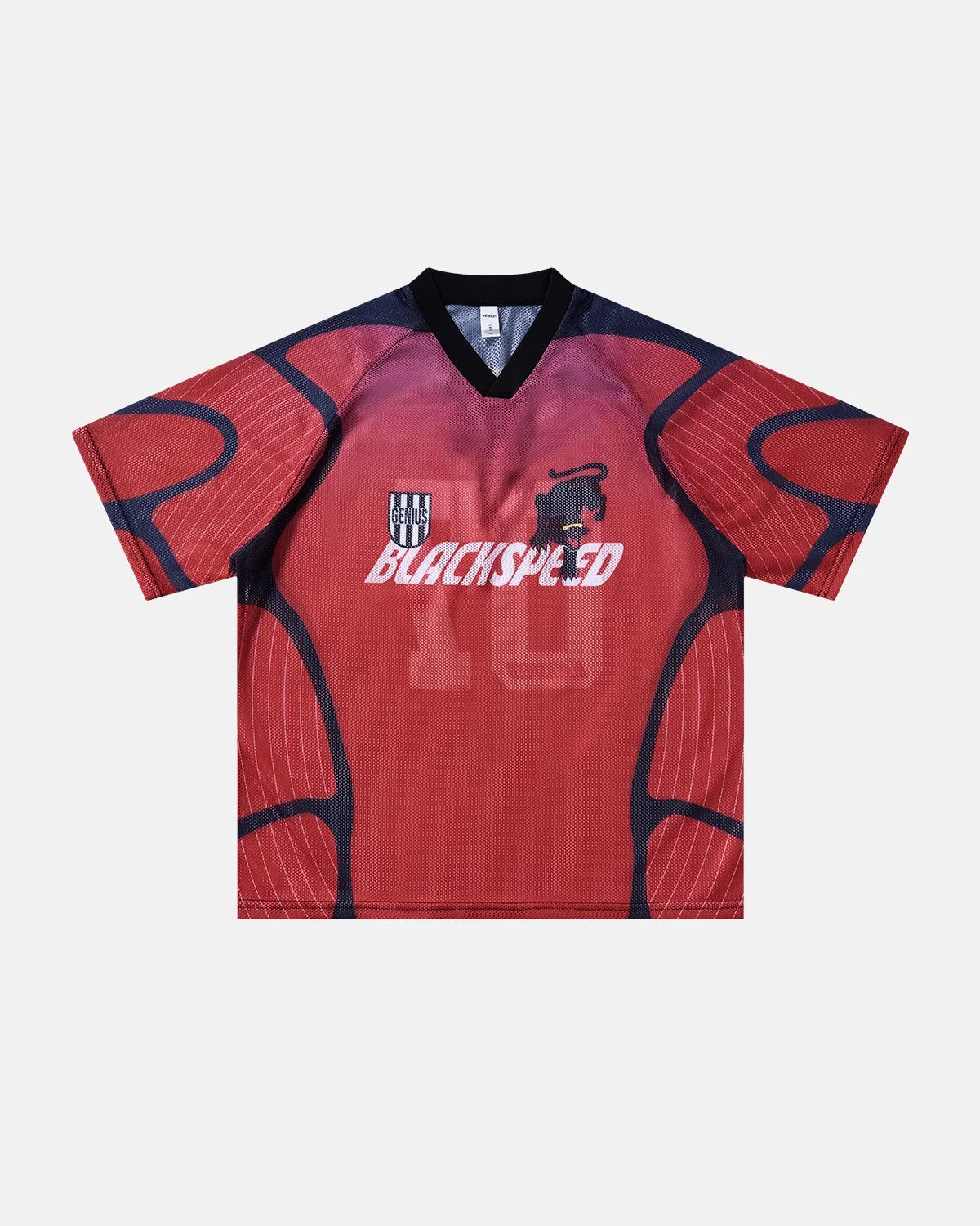Omygoods Athletic Panel Mesh Jersey