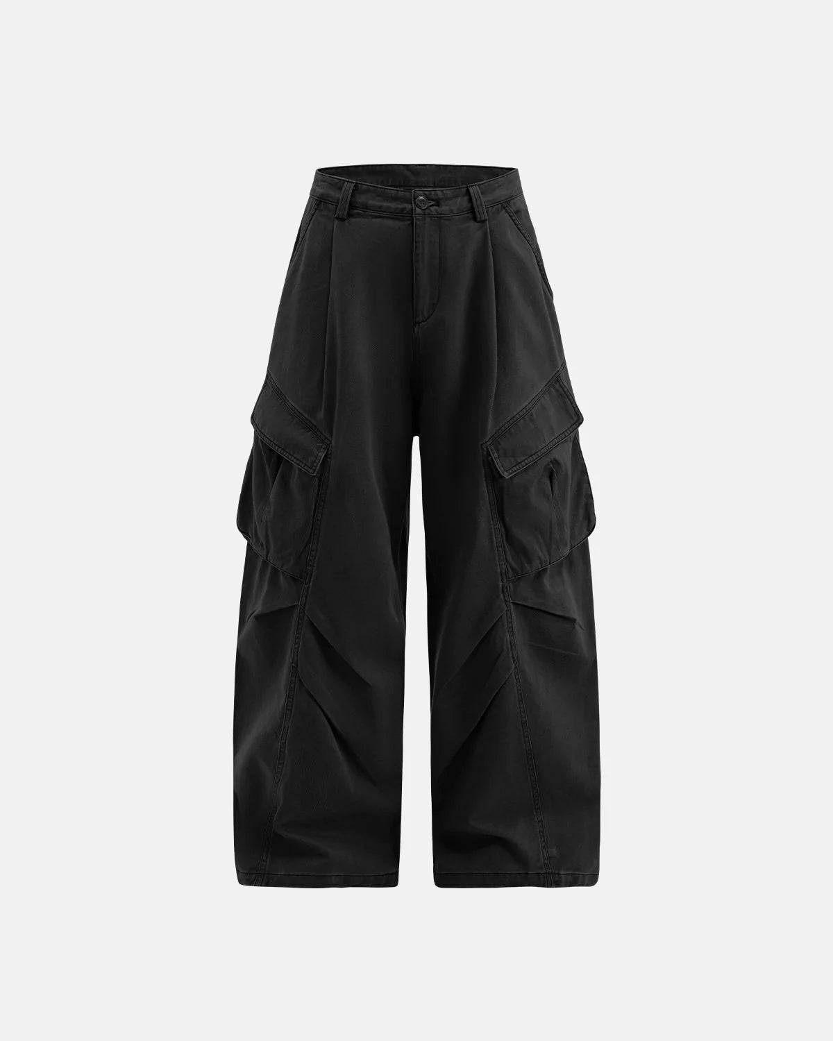 Omygoods Baggy Cargo Pants With Multiple Pockets