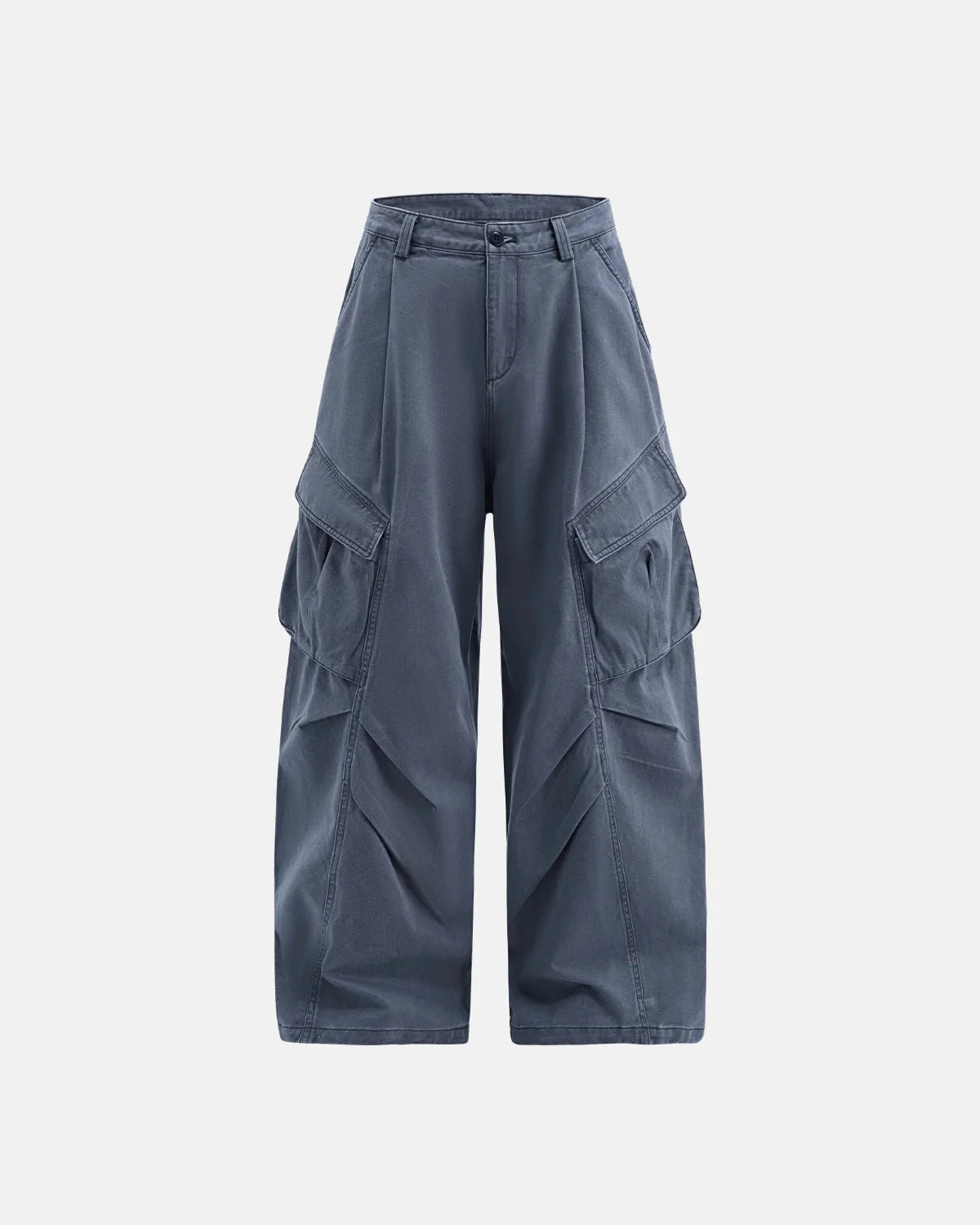 Omygoods Baggy Cargo Pants With Multiple Pockets