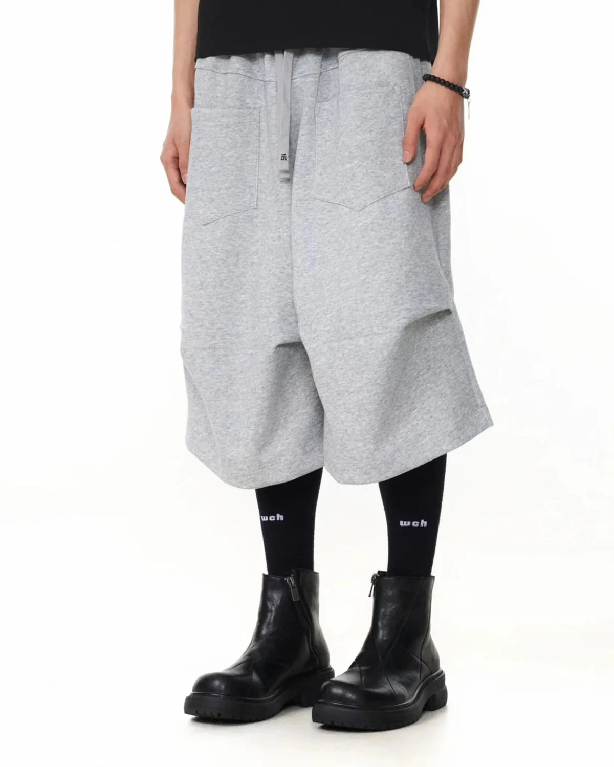 Omygoods Baggy Sweat Shorts