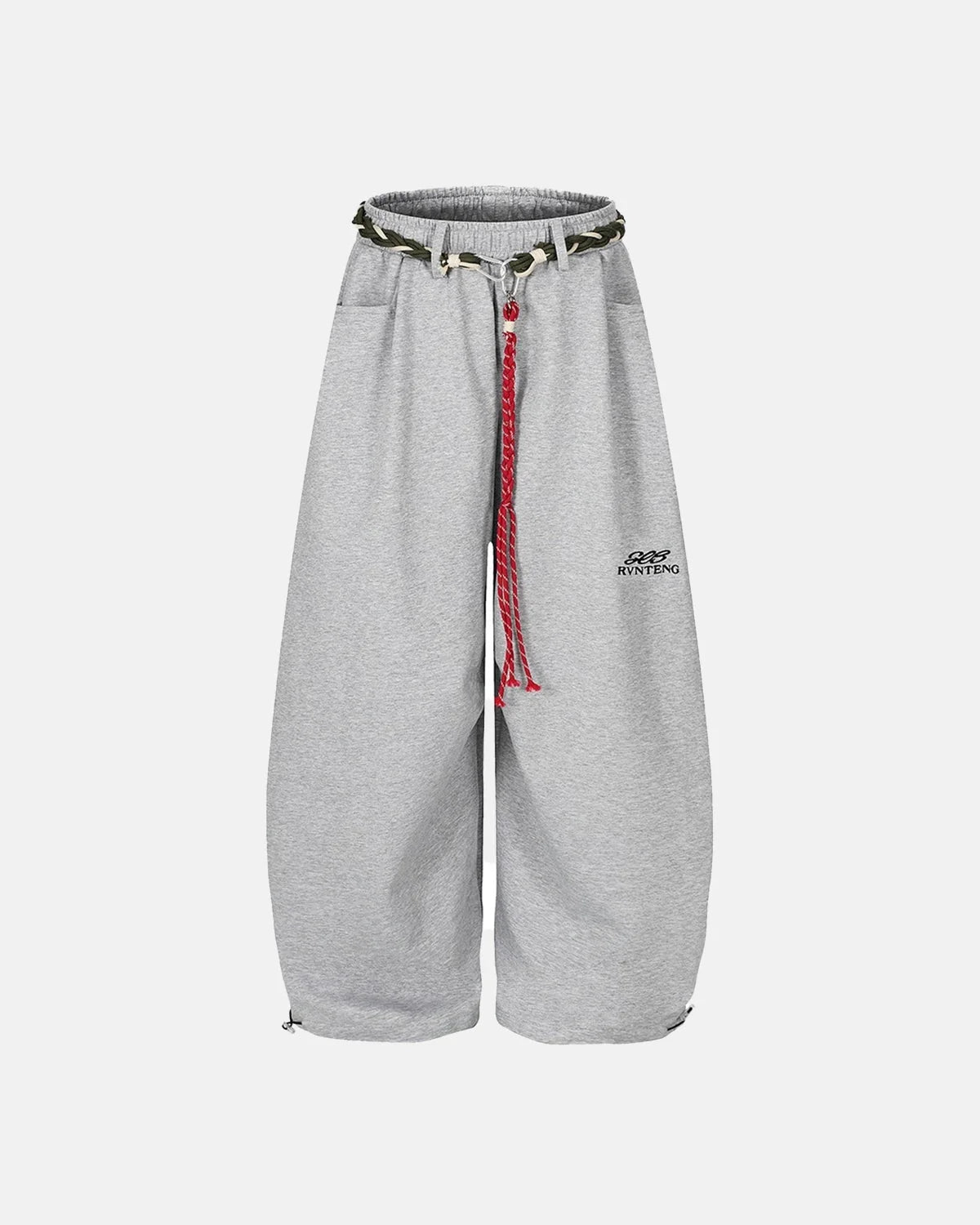 Omygoods Baggy Wide Leg Sweatpants With Waistband