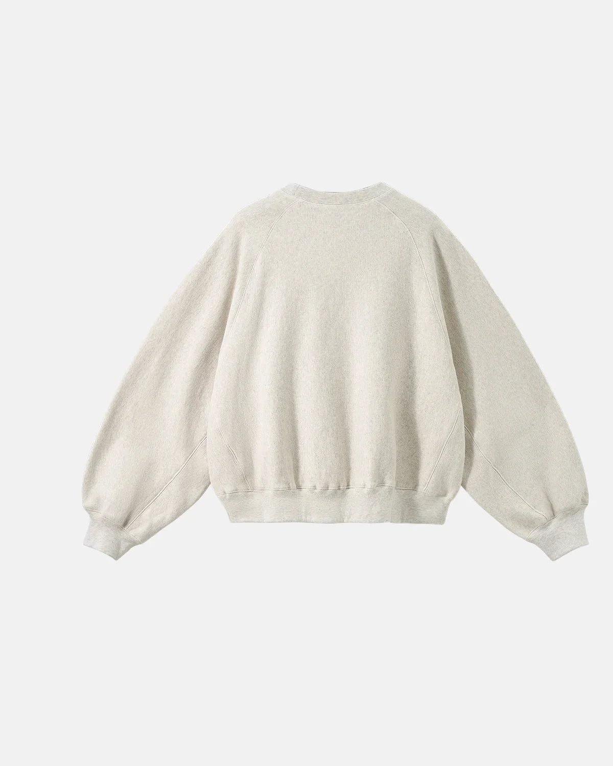 Omygoods Batwing Sleeve Fleece Crewneck Sweatshirt