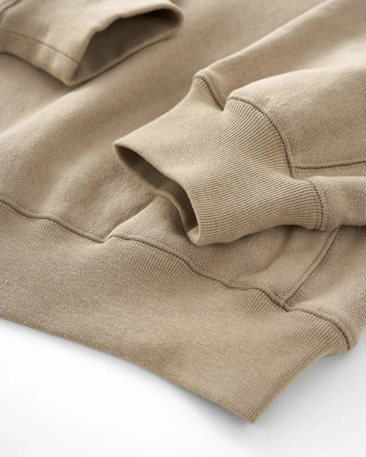 Omygoods Batwing Sleeve Fleece Crewneck Sweatshirt