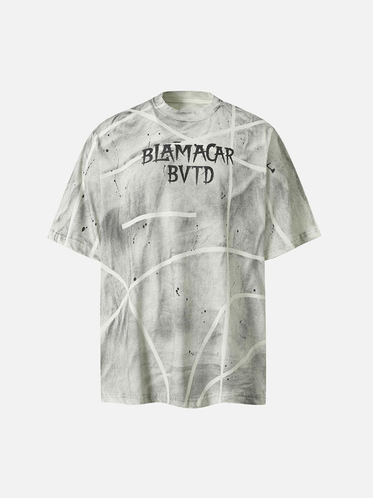 Omygoods BLAMACAR BVTD Oversized Tie-Dye T-Shirt