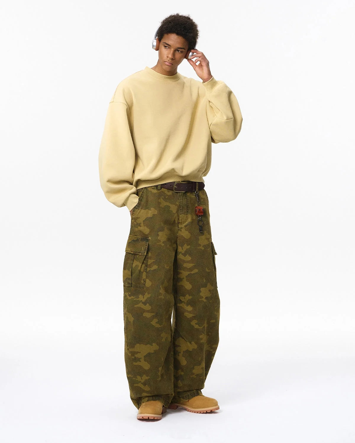 Omygoods Blank Comfy Crewneck Sweatshirt
