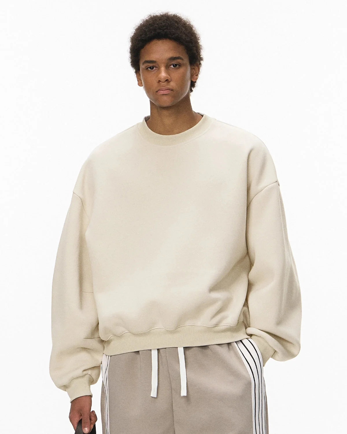Omygoods Blank Comfy Crewneck Sweatshirt