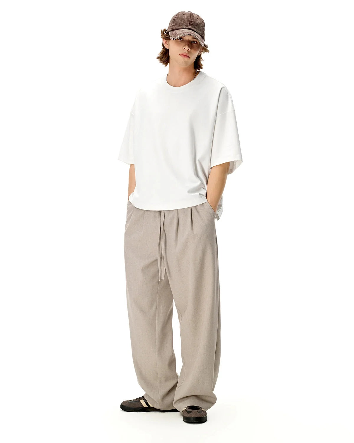 Omygoods Blank Oversized Boxy Tee