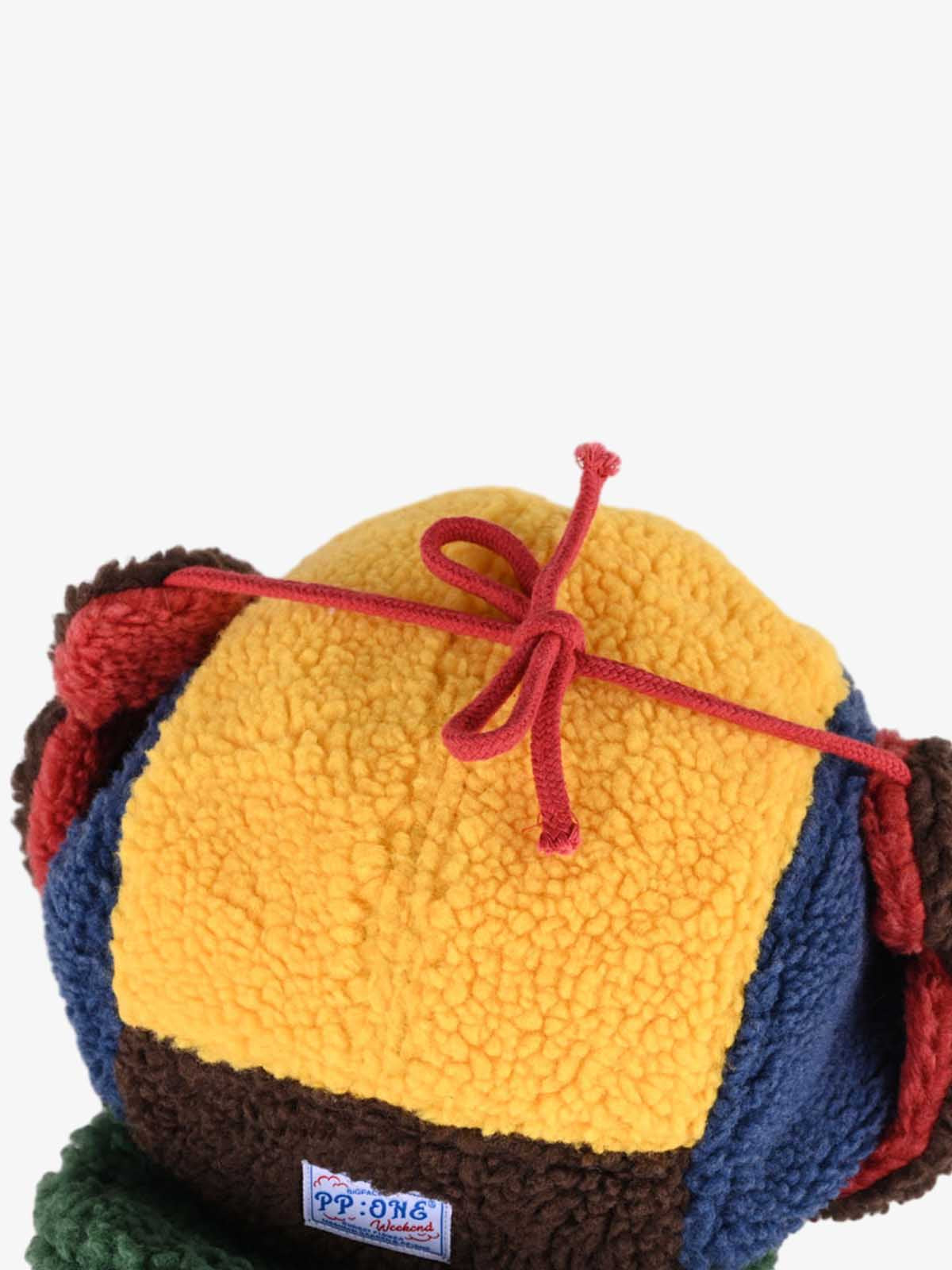 Omygoods Block Faux Sherpa Frog Ear Flap Hat