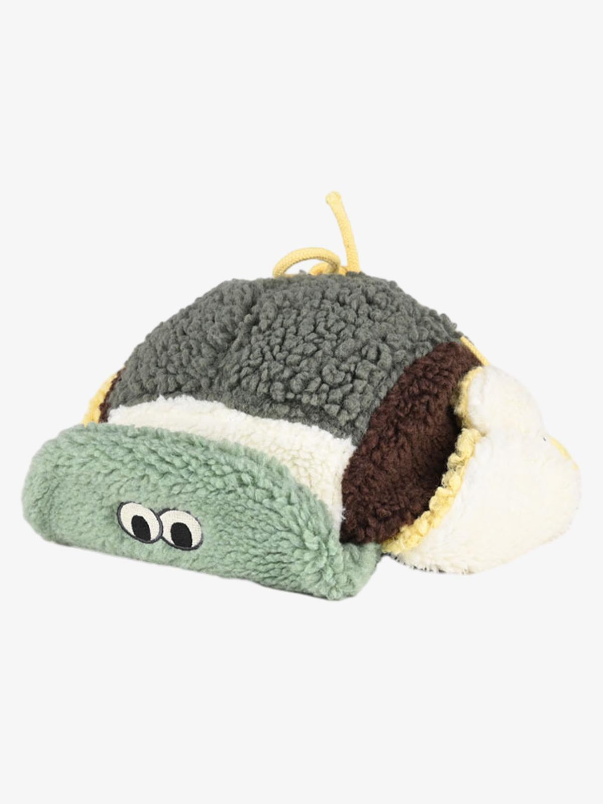 Omygoods Block Faux Sherpa Frog Ear Flap Hat