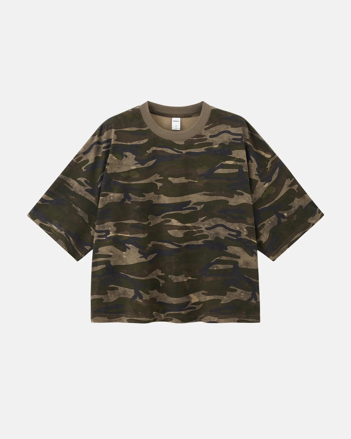 Omygoods Boxy Camo Tee