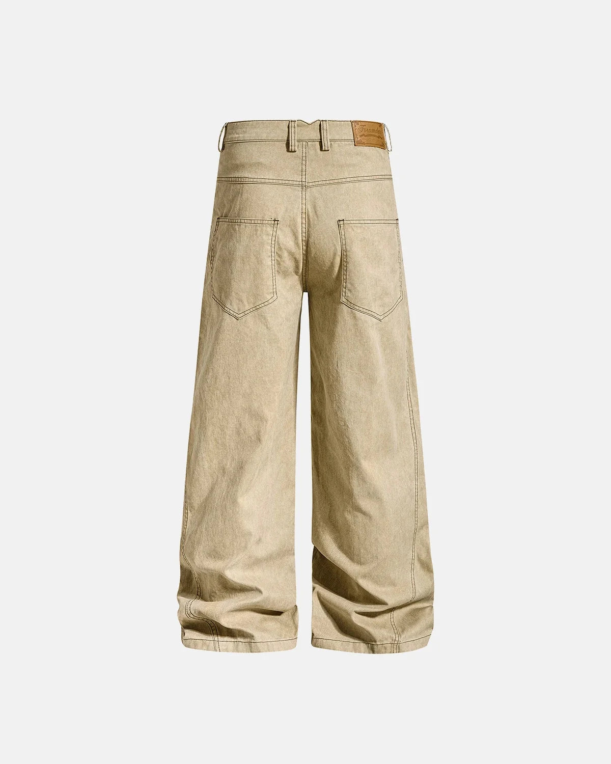 Omygoods Braided Rope Barrel Pants