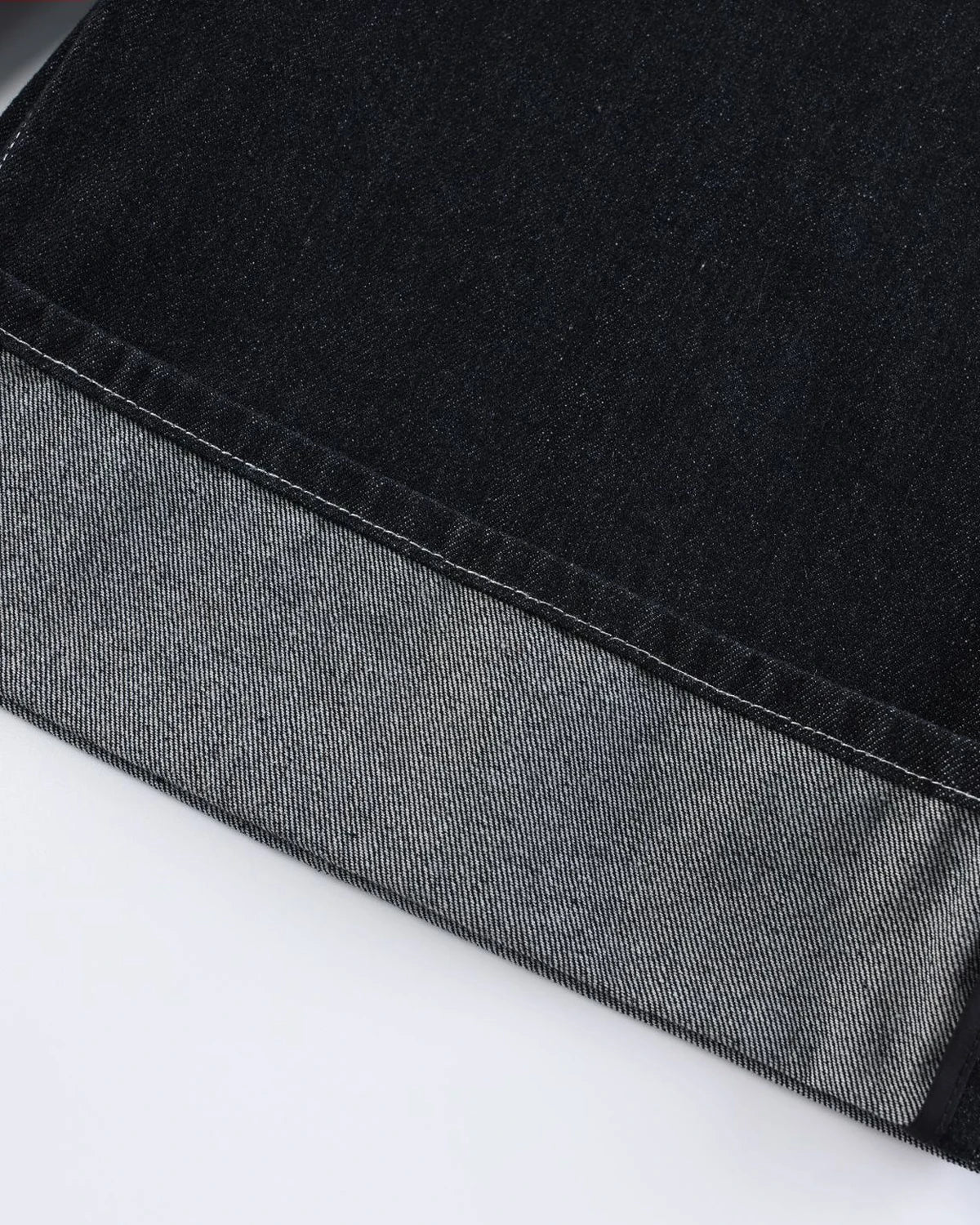 Omygoods Buckle Detail Raw Denim Jorts