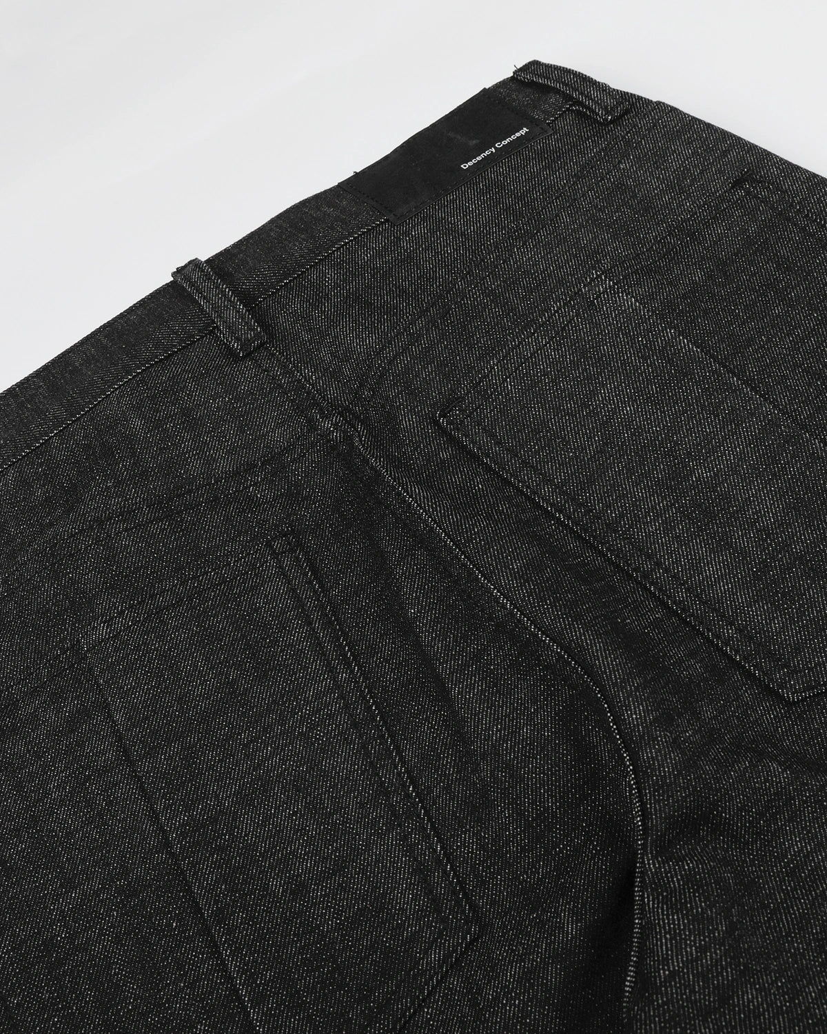 Omygoods Button Detail Deconstructed Raw Baggy Jeans