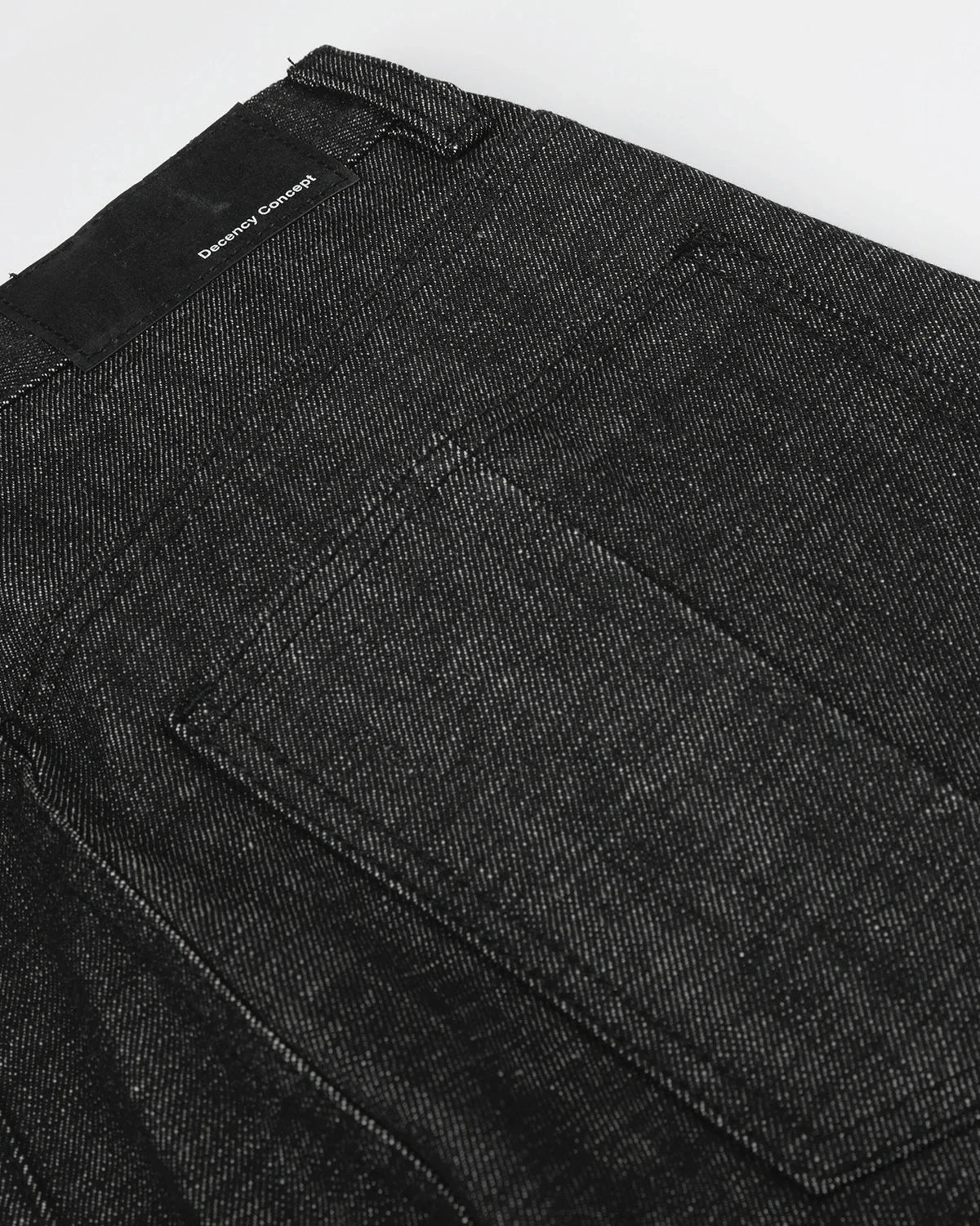 Omygoods Button Detail Deconstructed Raw Baggy Jeans