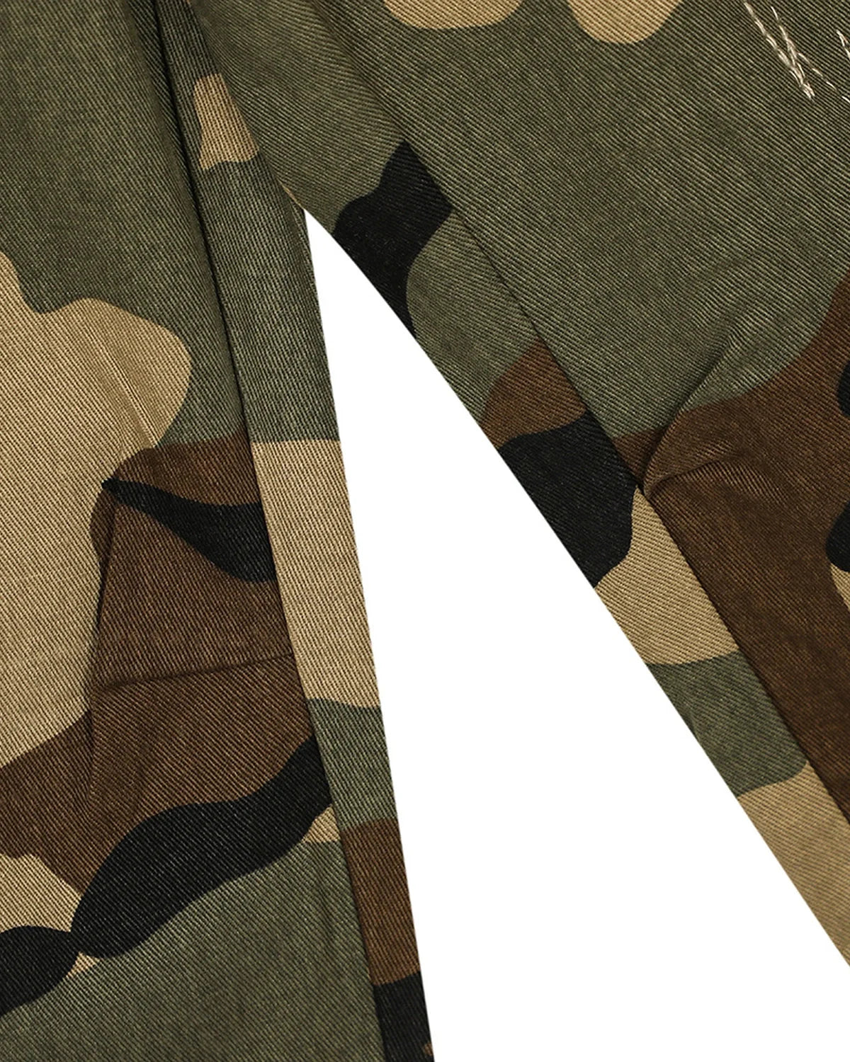 Omygoods Camo Cargo Longline Shorts