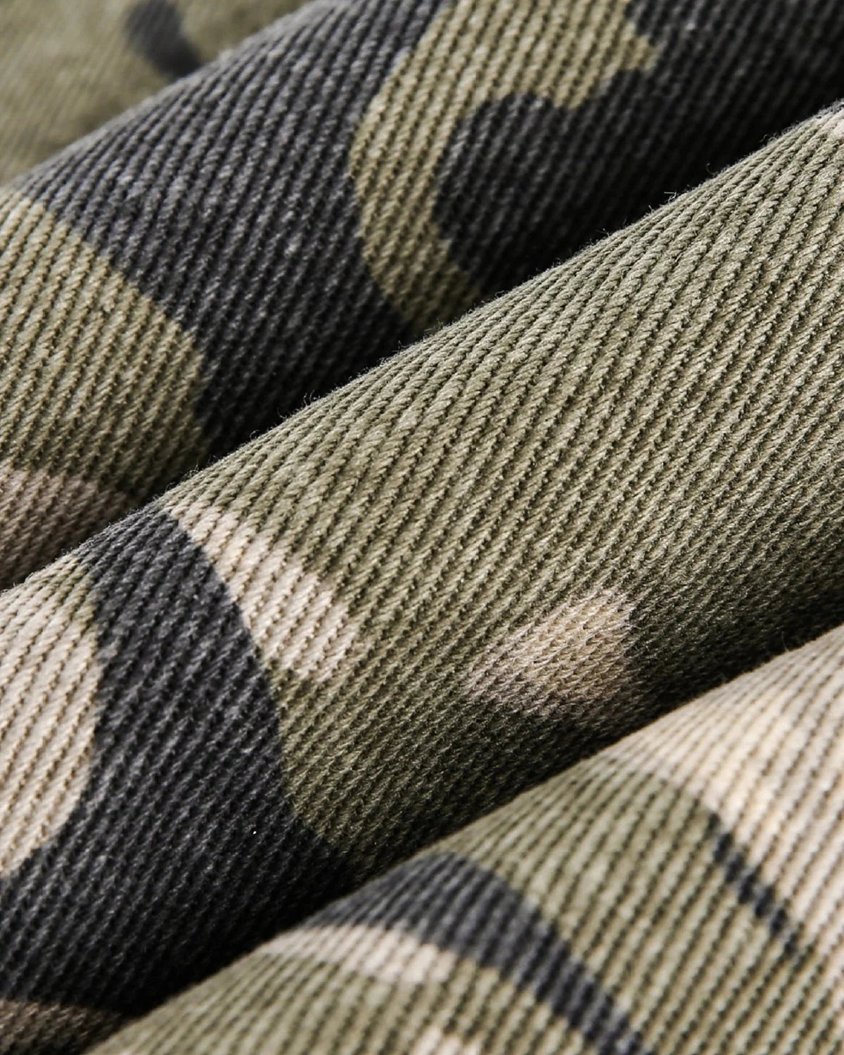 Omygoods Camo Faux Fur Padded Hooded Jacket