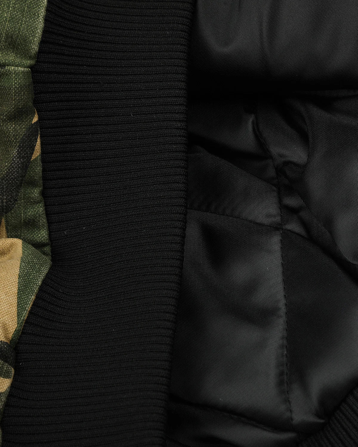 Omygoods Camo Hooded Bomber Jacket