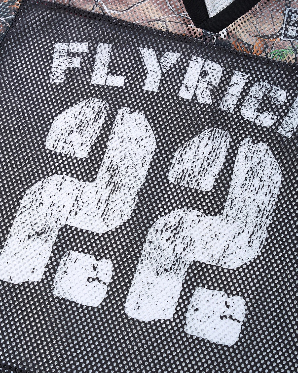 Omygoods Camo Mesh Digital Print Jersey Tee