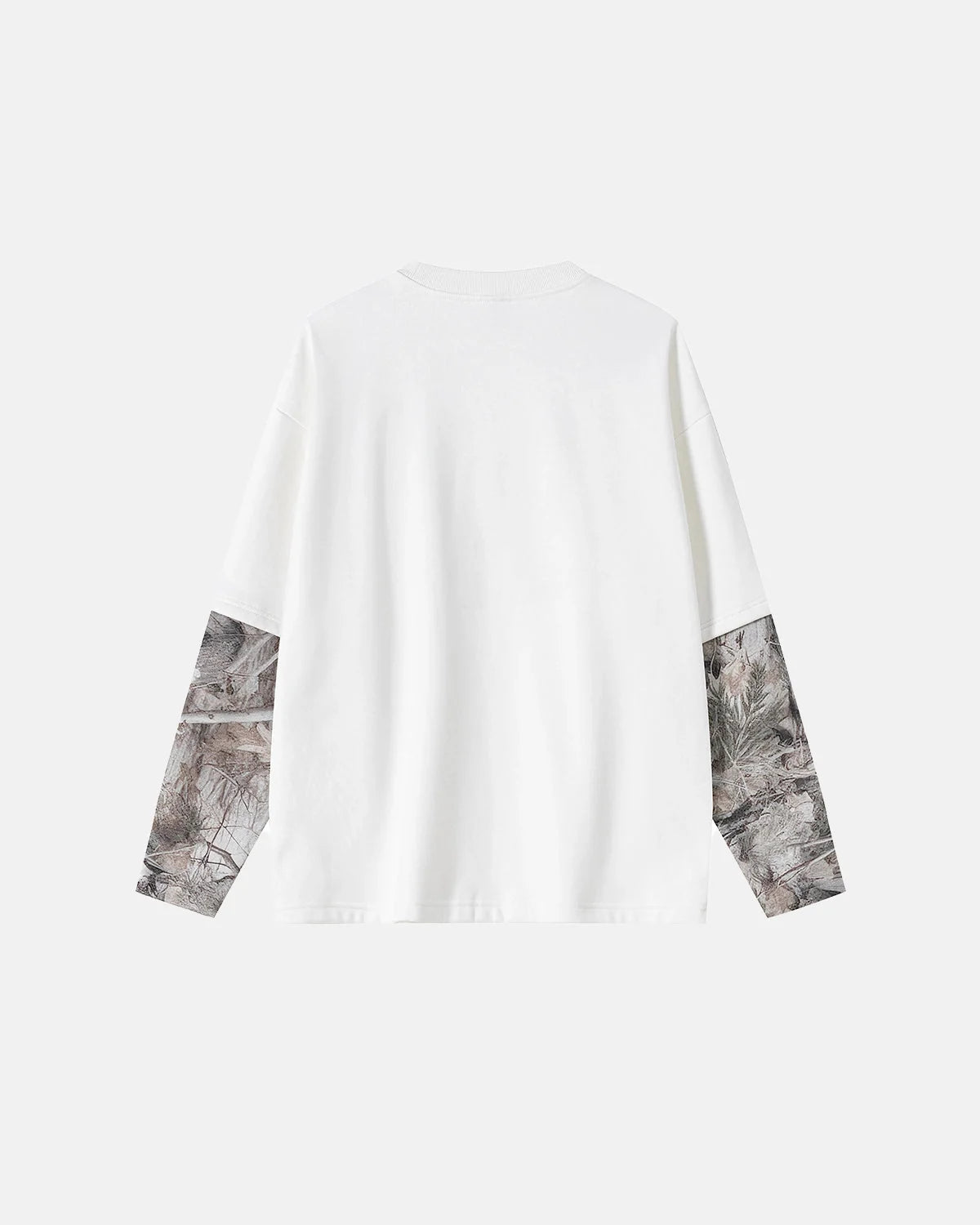 Omygoods Camo Layered Oversized T-Shirt