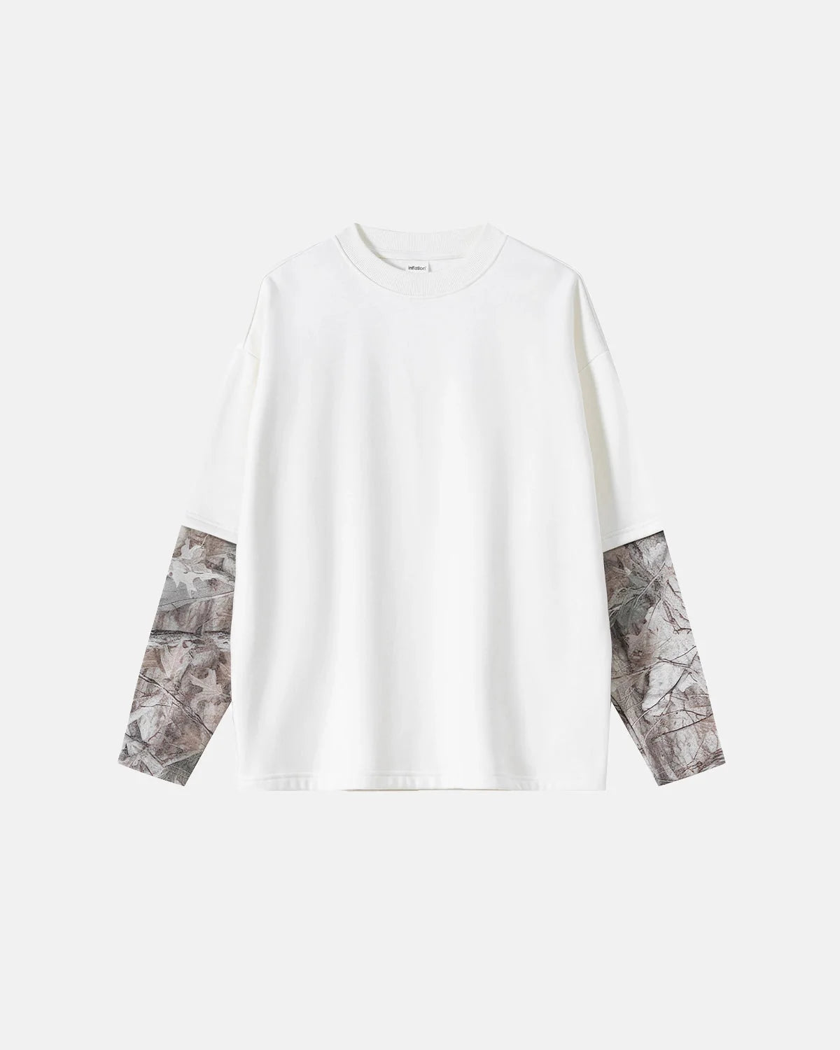 Omygoods Camo Layered Oversized T-Shirt