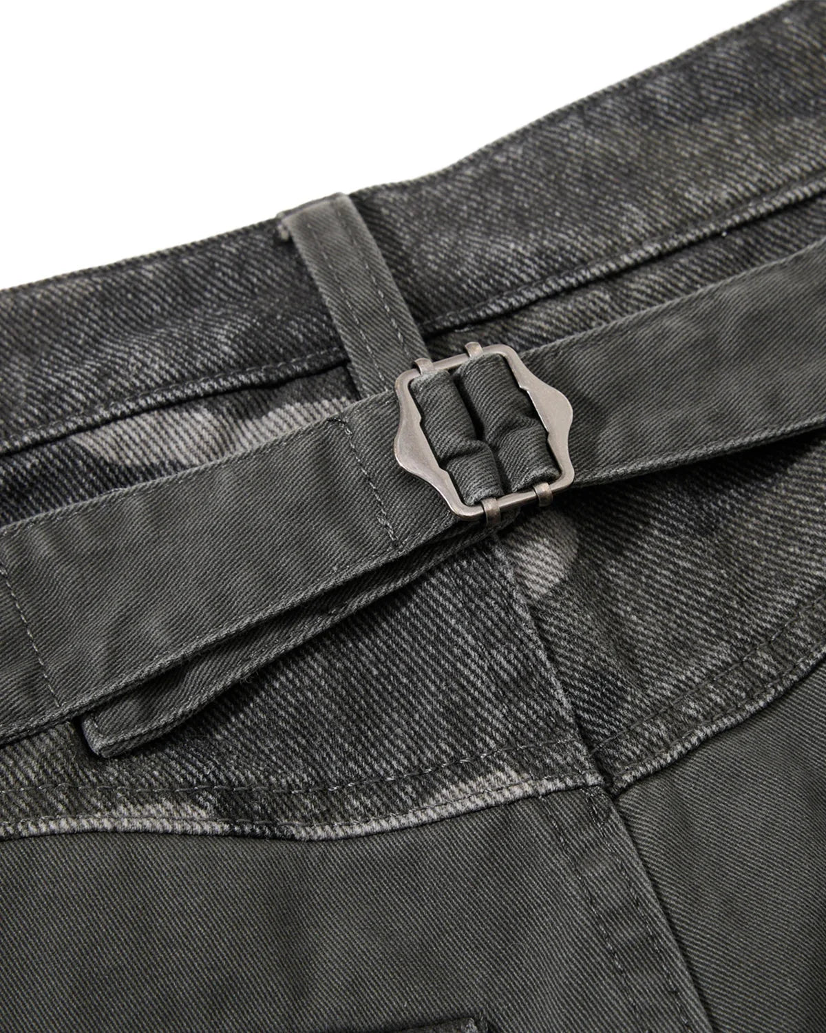 Omygoods Camo Patchwork Barrel Pants
