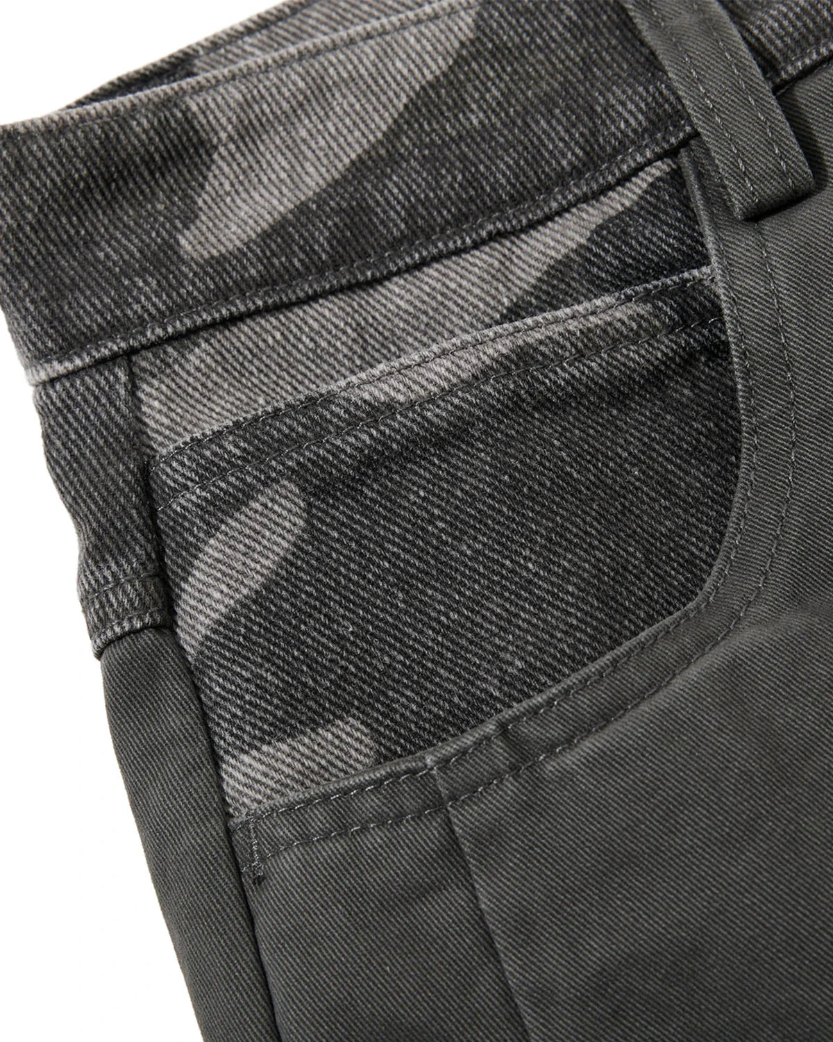 Omygoods Camo Patchwork Barrel Pants