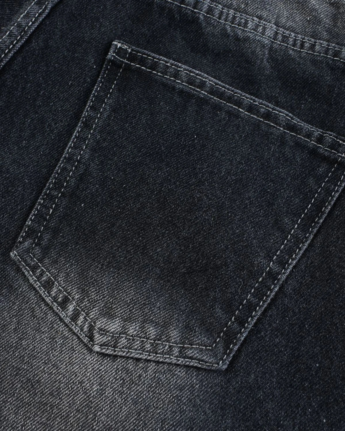 Omygoods Camo Patchwork Washed Denim Jorts