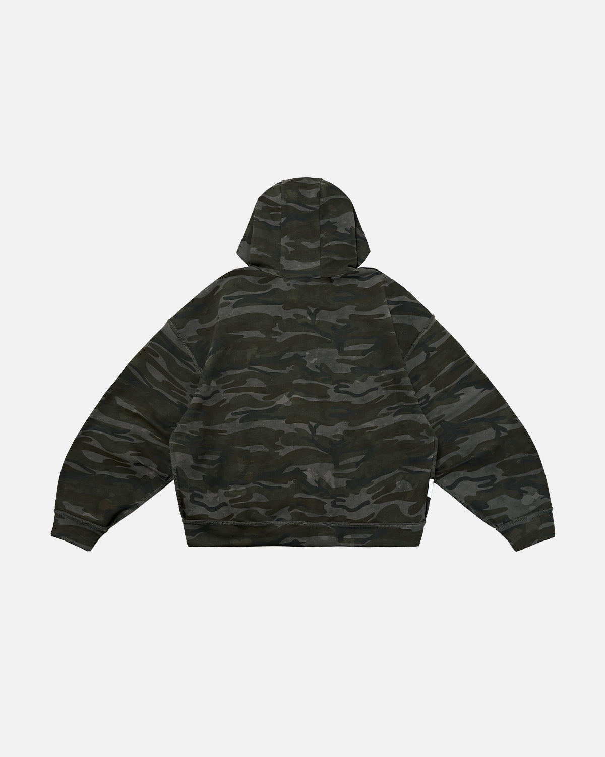 Omygoods Camo Reversible Zip Up Jacket