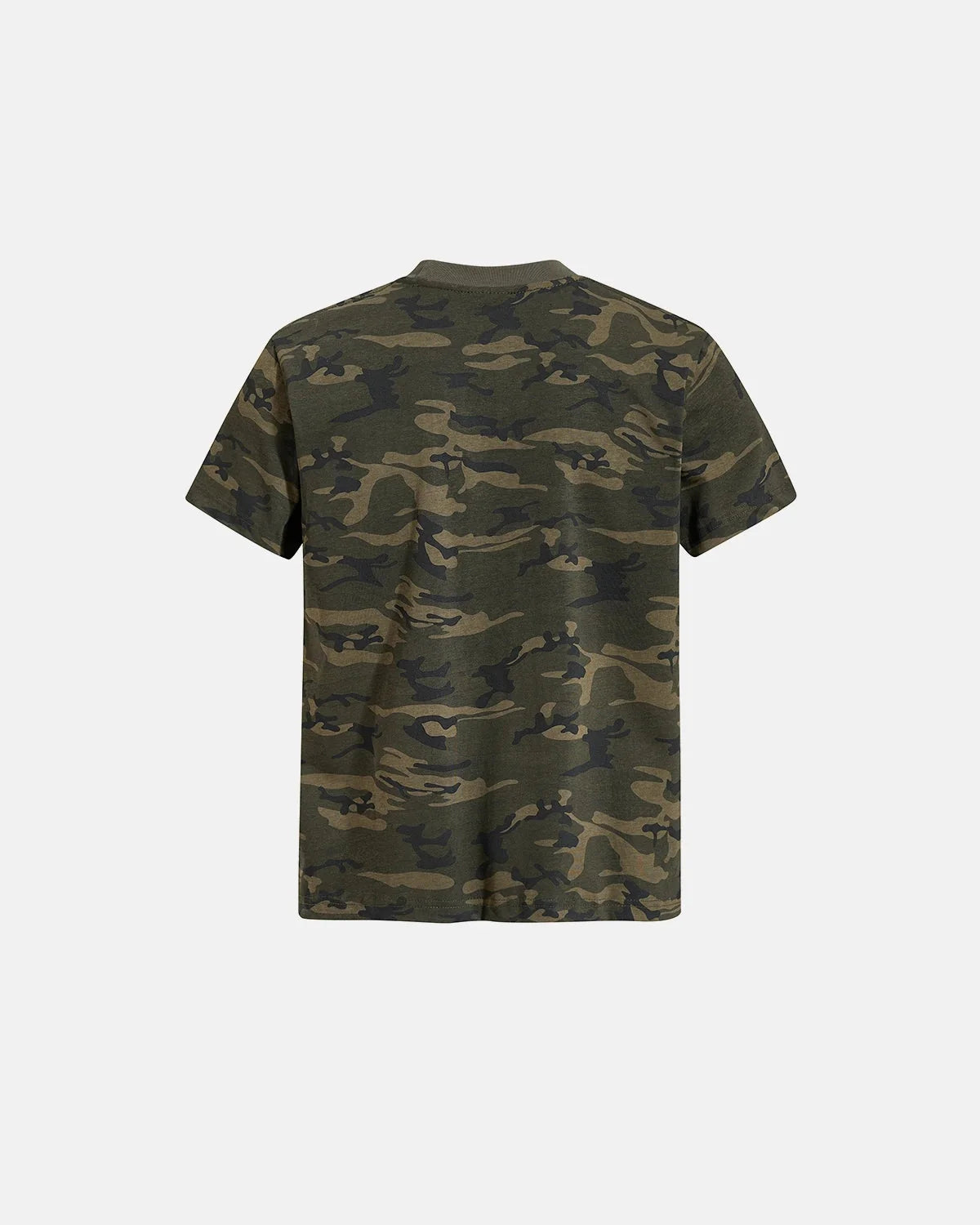 Omygoods Camo Script Boxy T-Shirt