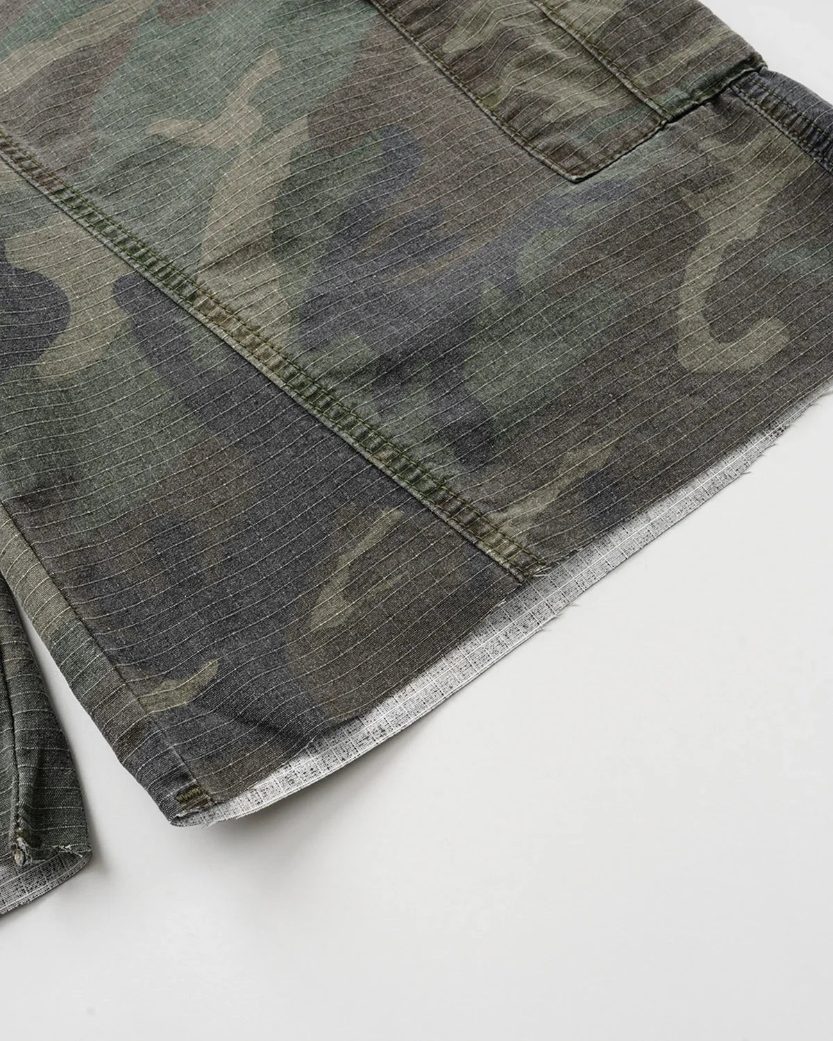 Omygoods Camo Utility Longline Shorts