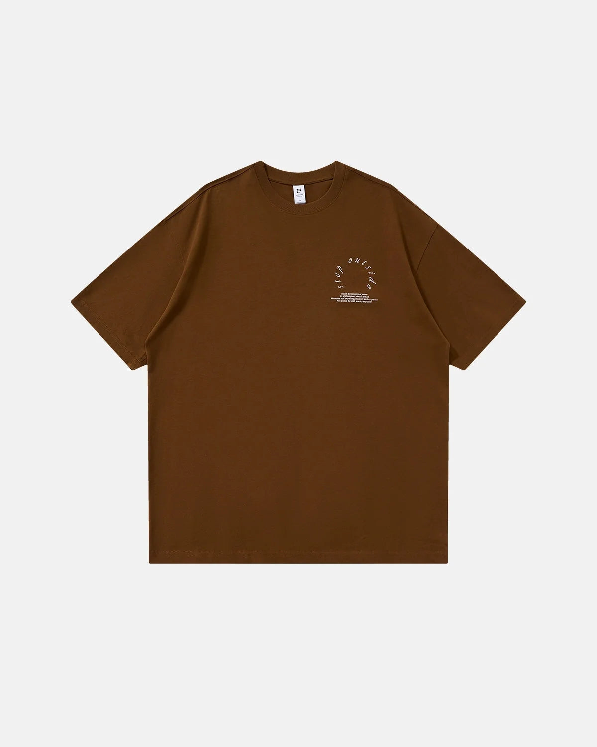 Omygoods Camping Graphic Cotton Tee