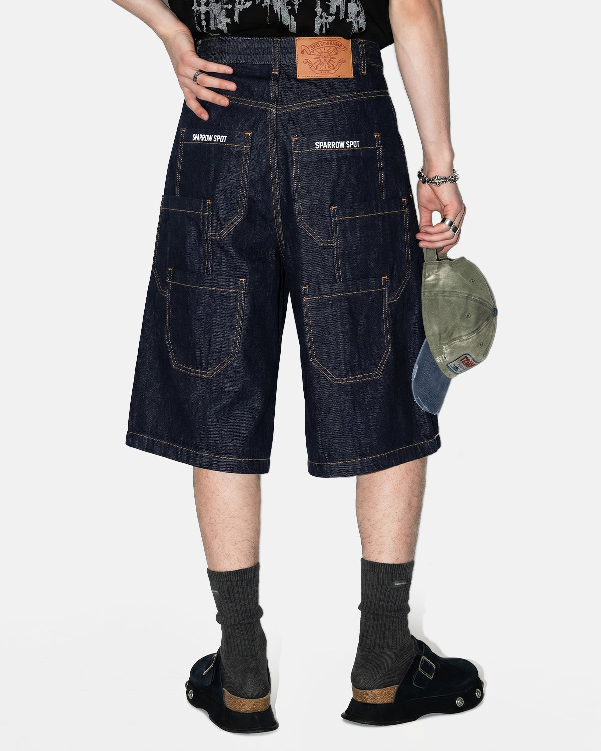 Omygoods Carpenter Raw Baggy Jorts