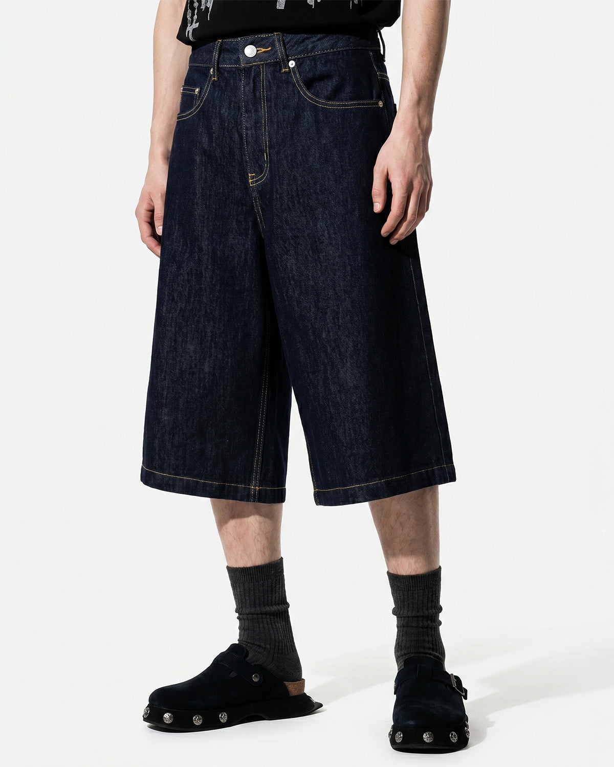 Omygoods Carpenter Raw Baggy Jorts