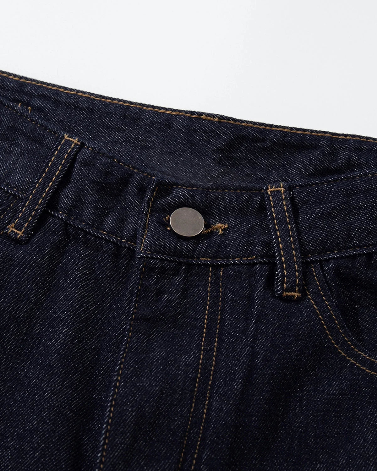 Omygoods Cinch Back Baggy Denim Jorts