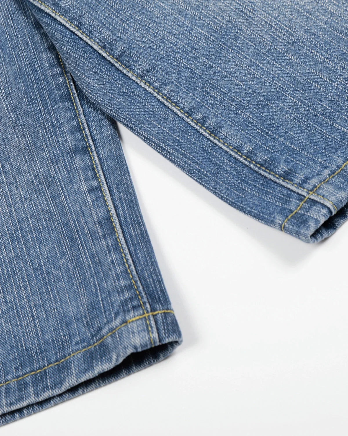 Omygoods Cinch Back Bamboo Weave Long Jorts