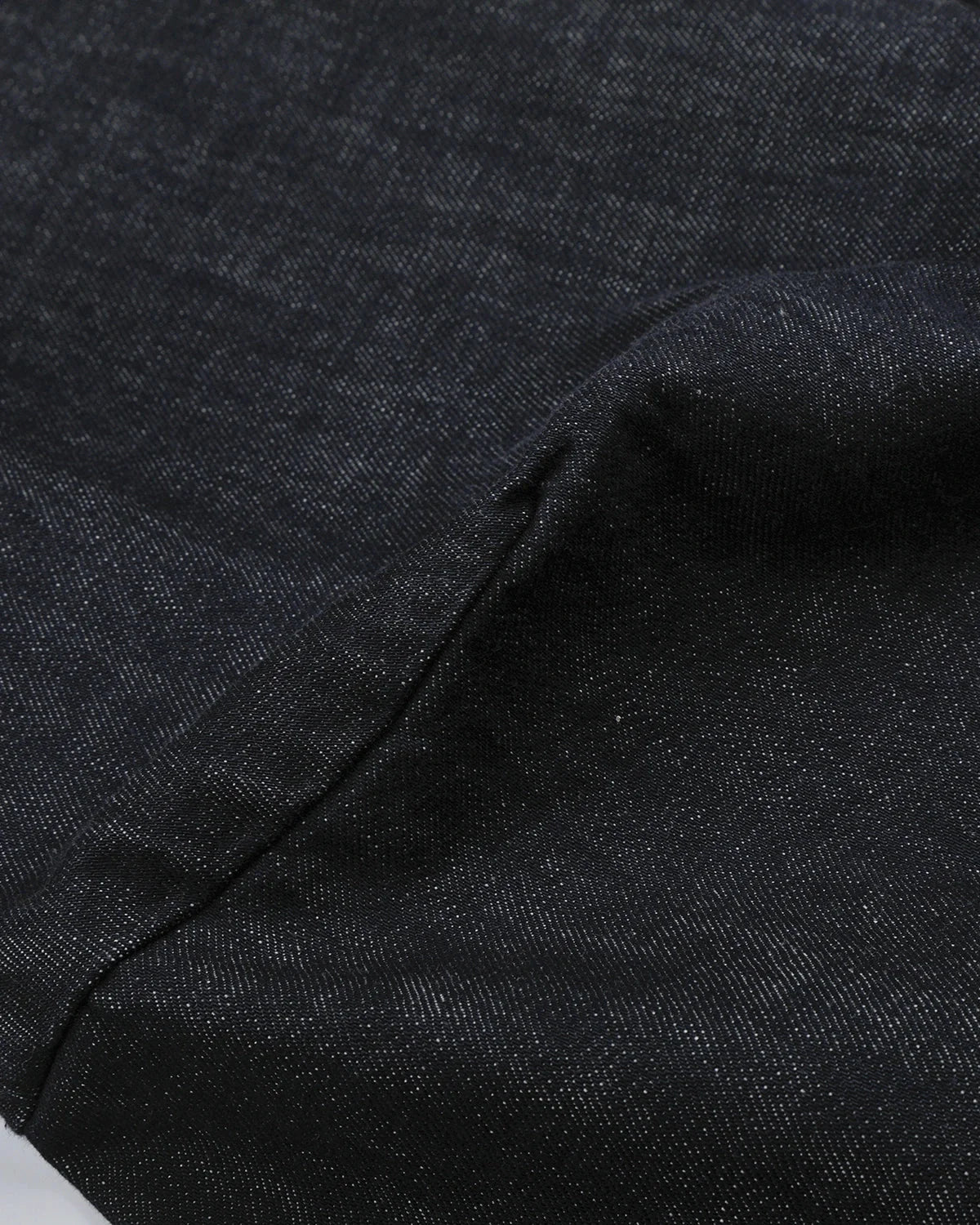 Omygoods Cinch Back Raw Baggy Jeans