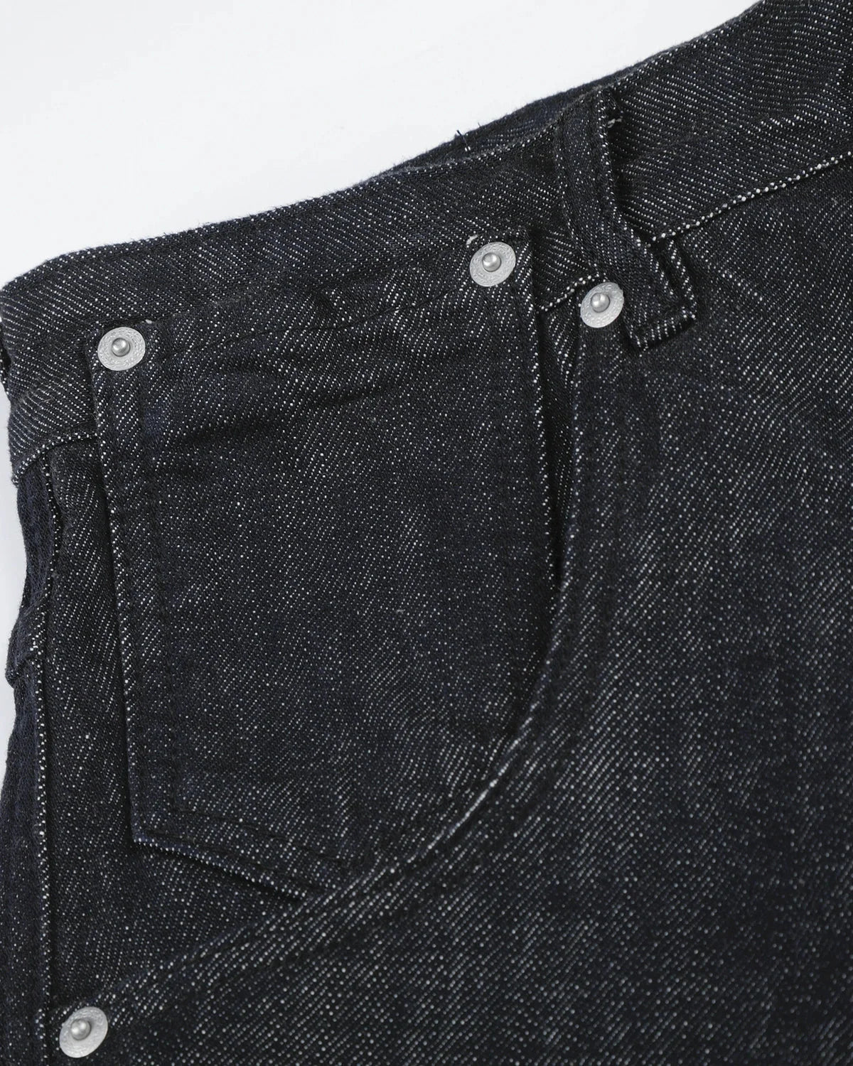 Omygoods Cinch Back Raw Baggy Jeans