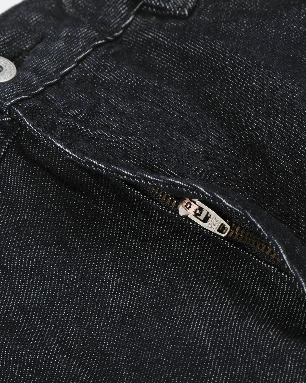 Omygoods Cinch Back Raw Baggy Jeans