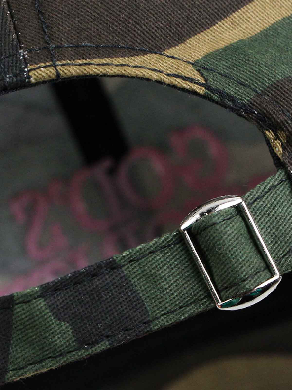 Omygoods Classic Camo “God’s Favorite” Embroidery Curved Brim Baseball Cap
