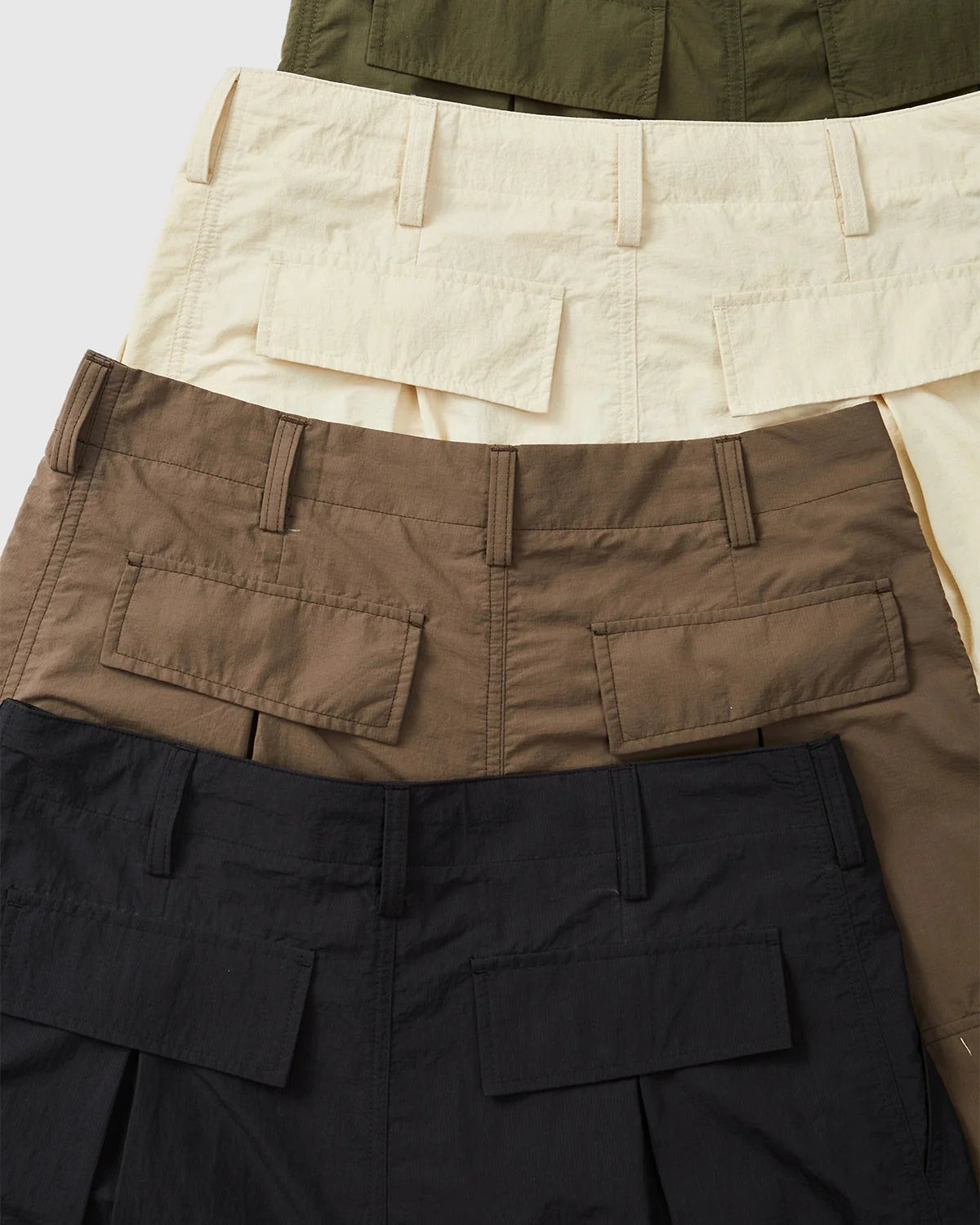 Omygoods Classical Parachute Cargo Pants