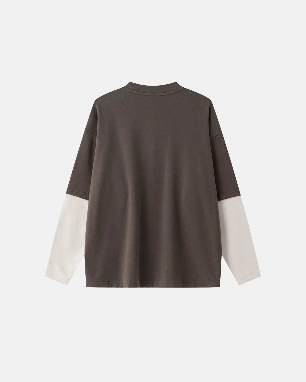Omygoods Color Block Long Sleeve Tee