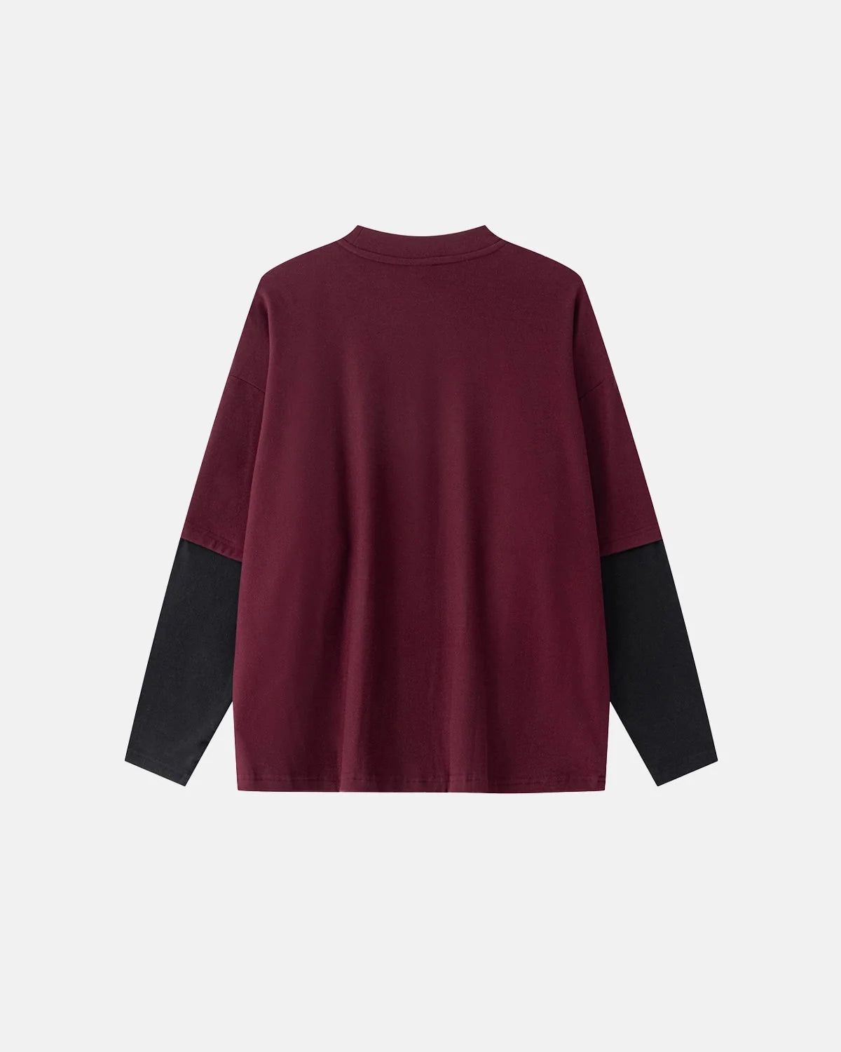 Omygoods Color Block Long Sleeve Tee