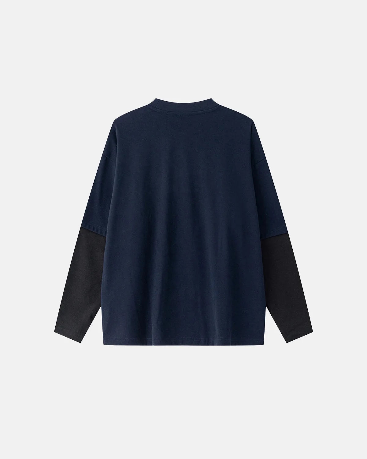 Omygoods Color Block Long Sleeve Tee