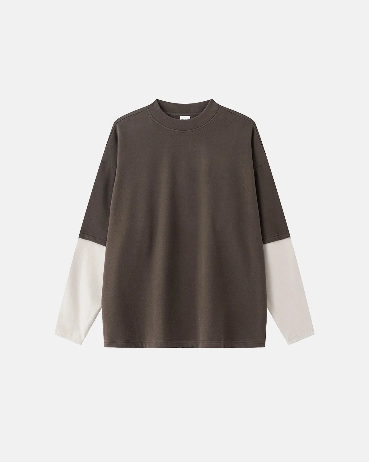 Omygoods Color Block Long Sleeve Tee