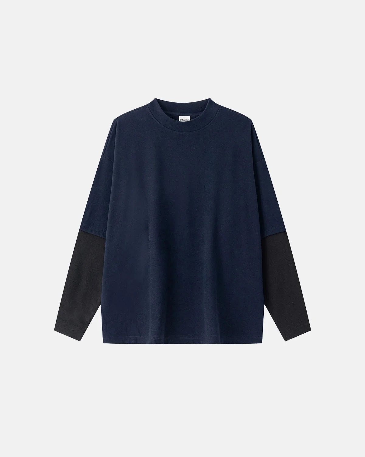 Omygoods Color Block Long Sleeve Tee