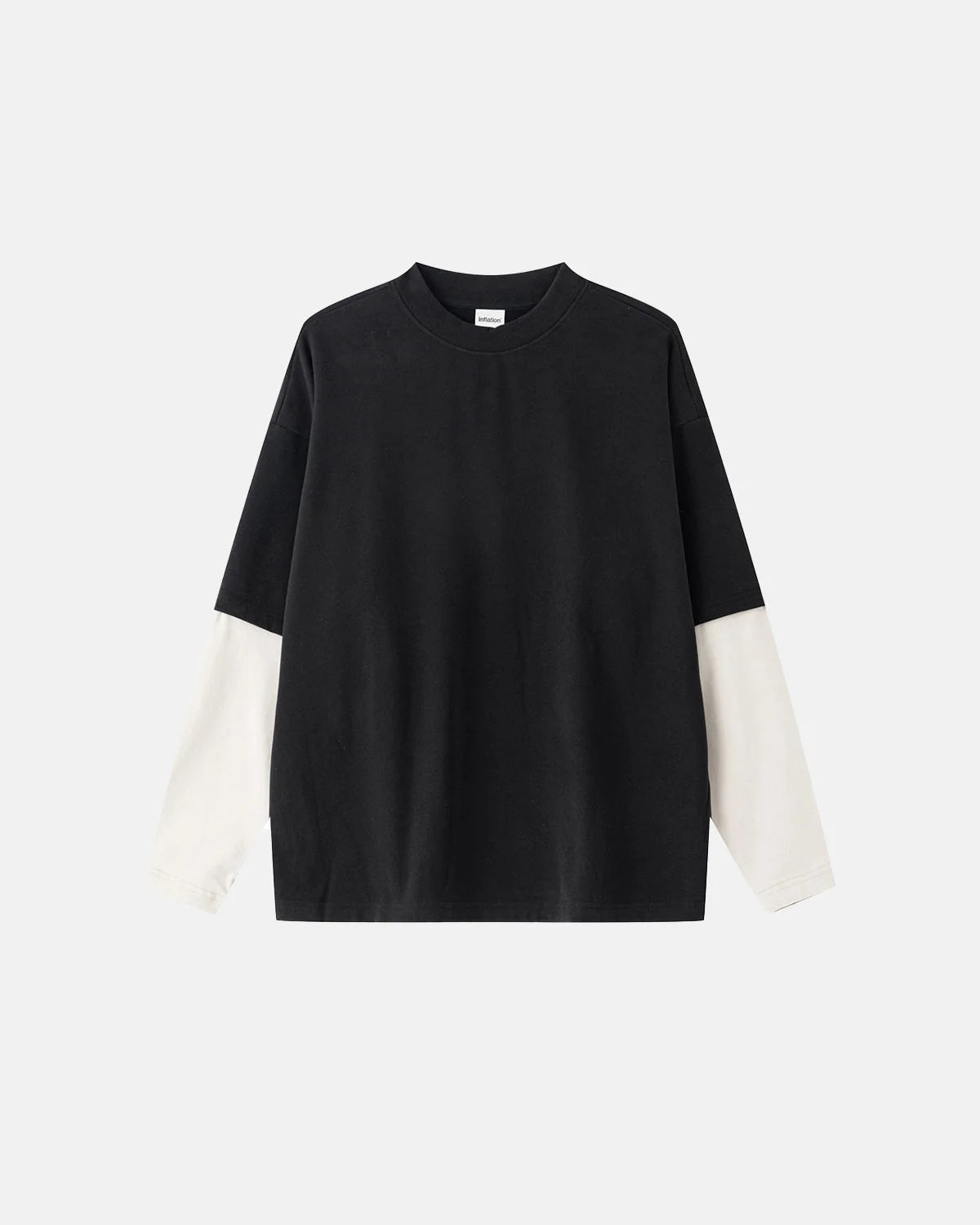 Omygoods Color Block Long Sleeve Tee