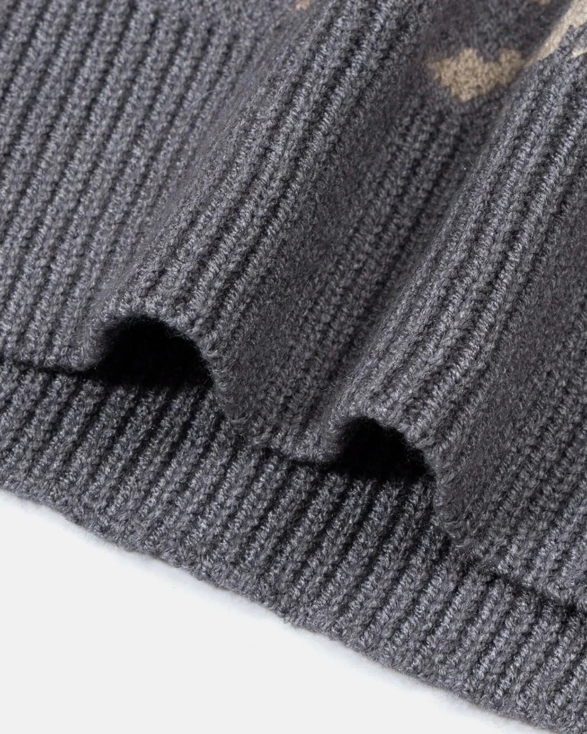 Omygoods Comic Graphic Crew Neck Knit Sweater