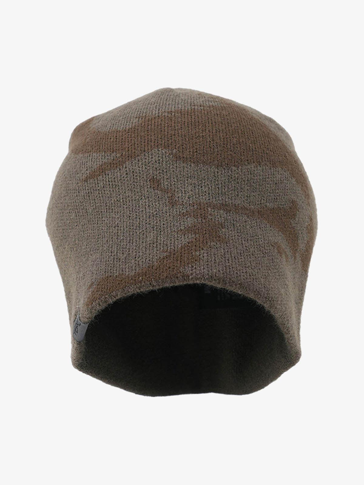 Omygoods Contrast Color Jacquard Knit Beanie